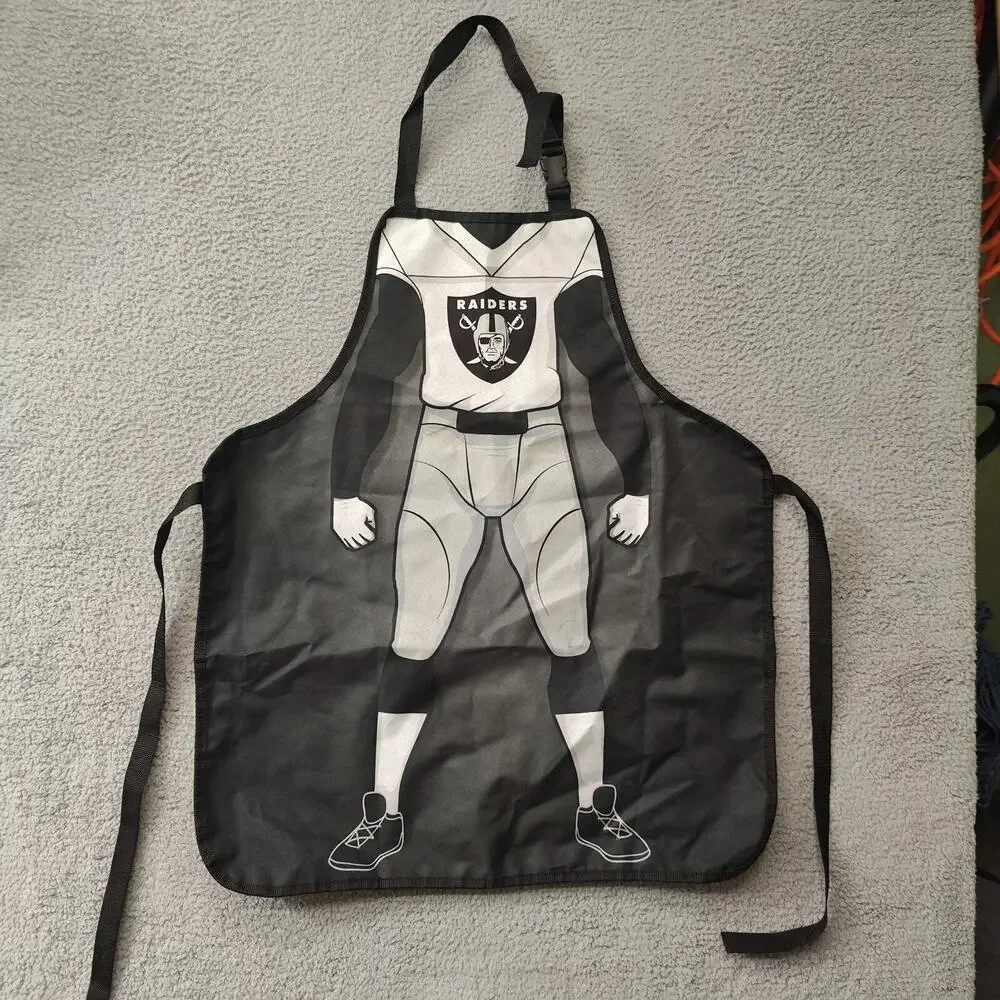 Las Vegas Raiders Apron Double-Sided NFL Team Los Angeles Oakland Football Team